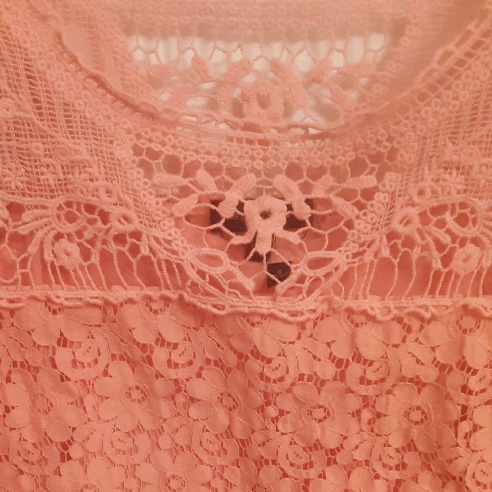 Coral 2 piece dress